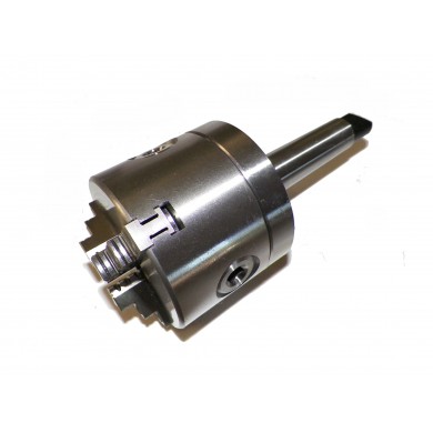 3 Inch MT3 Lathe Chuck ( Non-rotating) with Tang End